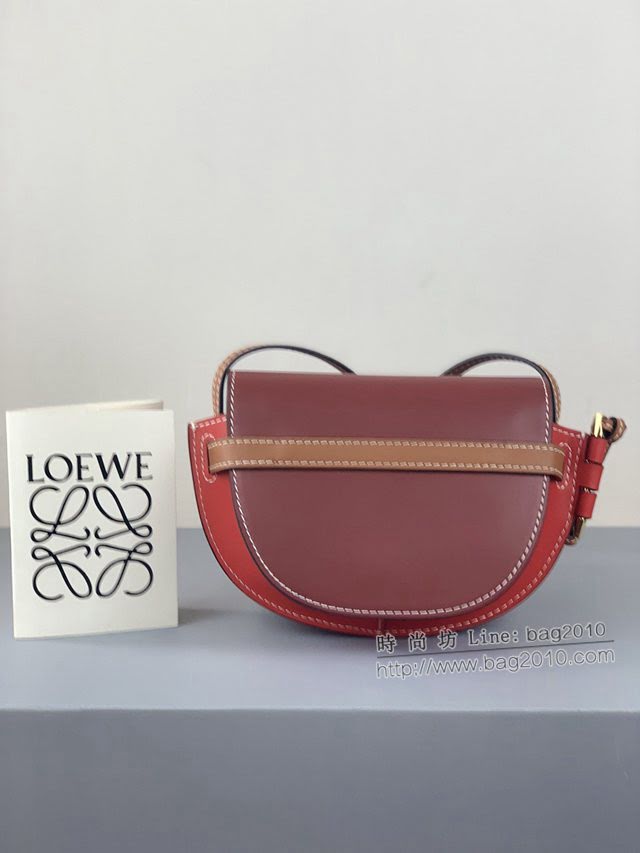 LOEWE包包 羅意威Mini Gate迷你馬鞍包 羅意威小挎包 10182  tcl1109